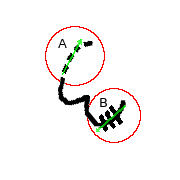  Рис.7 Распознавание перевернутого образа цифры 3 с помехами