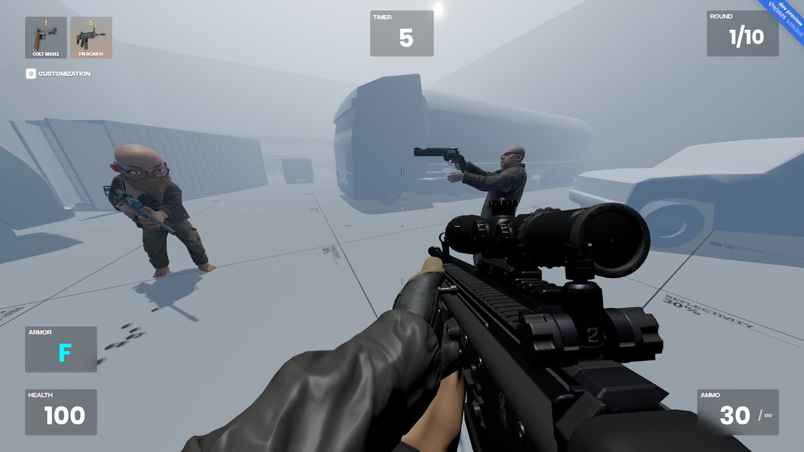 У игроков дублируется оружие. Заметил это, когда исправил баг в нетворкинге, а эта проблема осталась. Кооператив я пока так и не доделал.