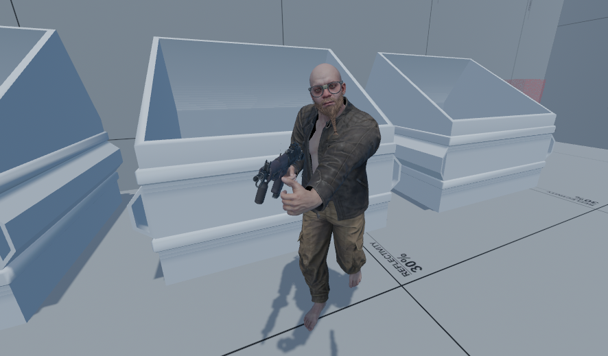 Прихоти ради, решил использовать в качестве противника человеческий аватар, оставив игроку Терри. Так, игра превратилась в отстрел старым аватаром нового.