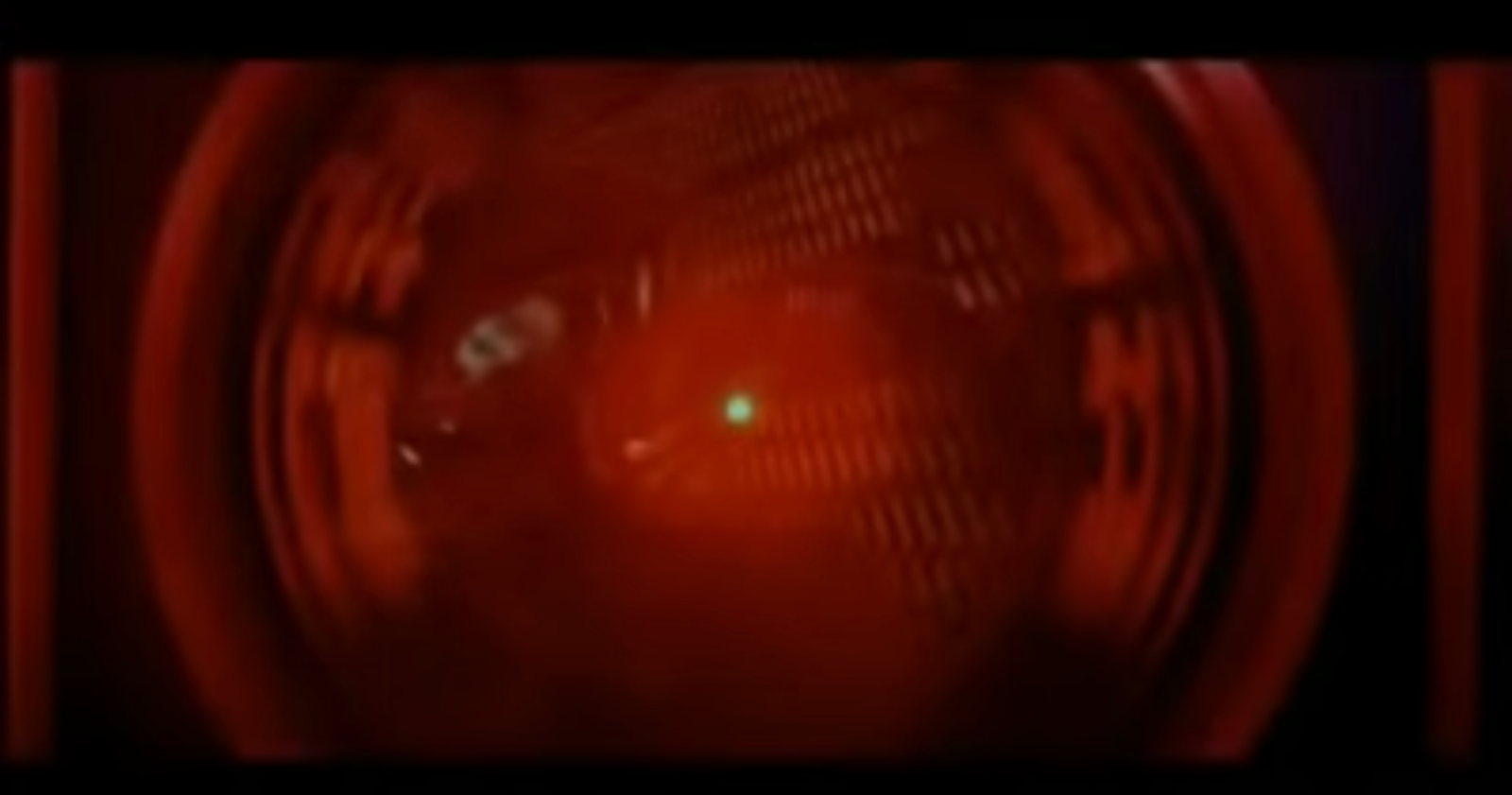 Компьютер HAL 9000 поет. Кадр из фильма «2001: Космическая одиссея», 1968 Компьютер HAL 9000 поет. Кадр из фильма «2001: Космическая одиссея», 1968