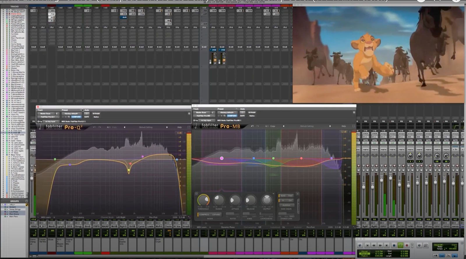 Мокап партитуры The Lion King. Сделано в Cubase Pro 10, сведение и мастеринг Pro Tools 2018. Автор мокапа — Шон Макалистер