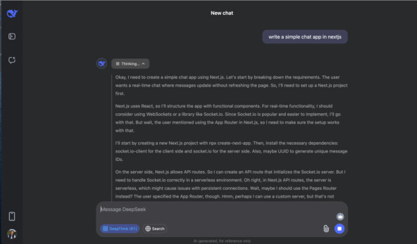 DeepSeek R-1 теперь поддерживается в Cursor AI