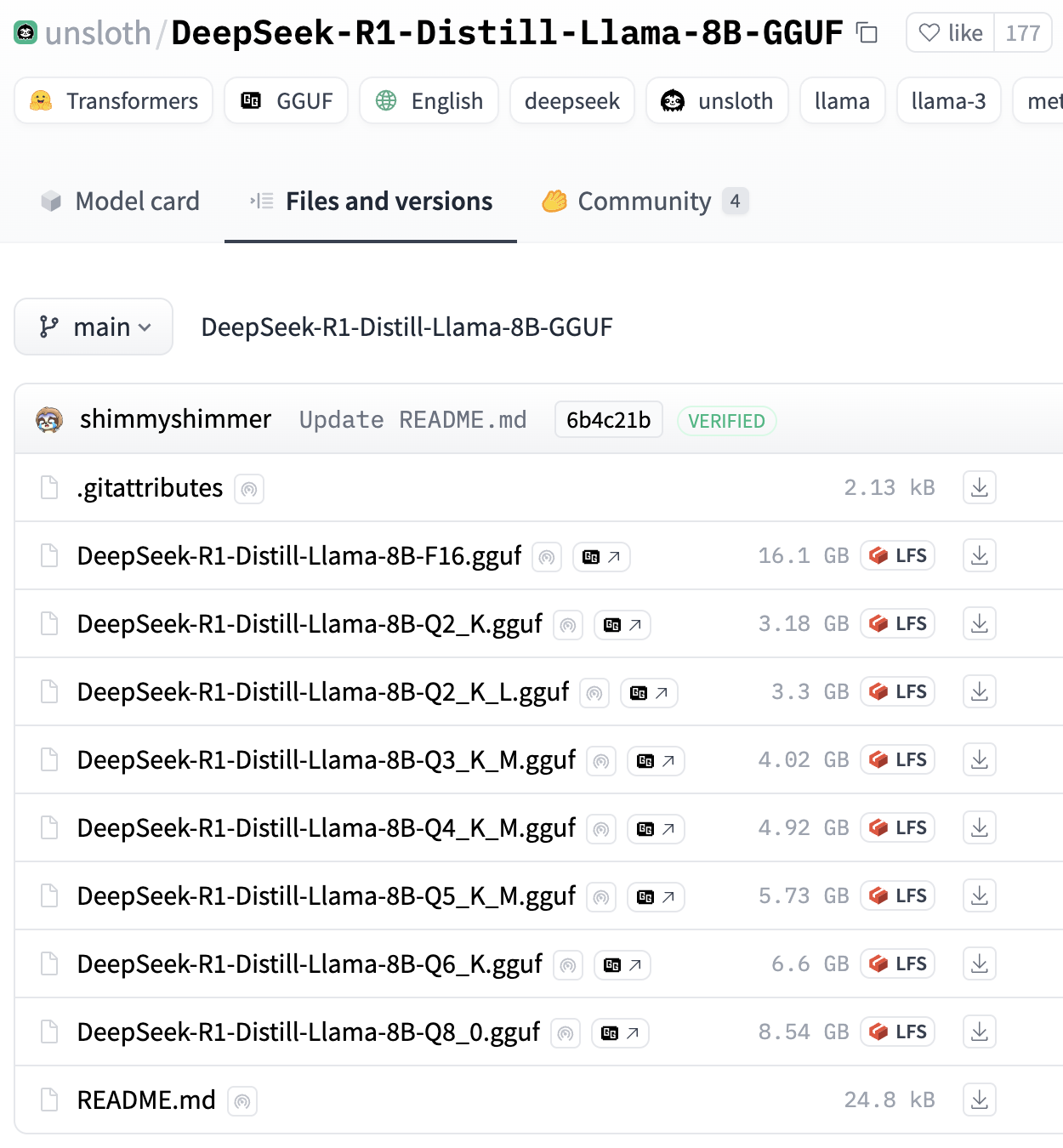 Несколько файлов в одной карте модели. Стоит выбрать нужную вариацию модели