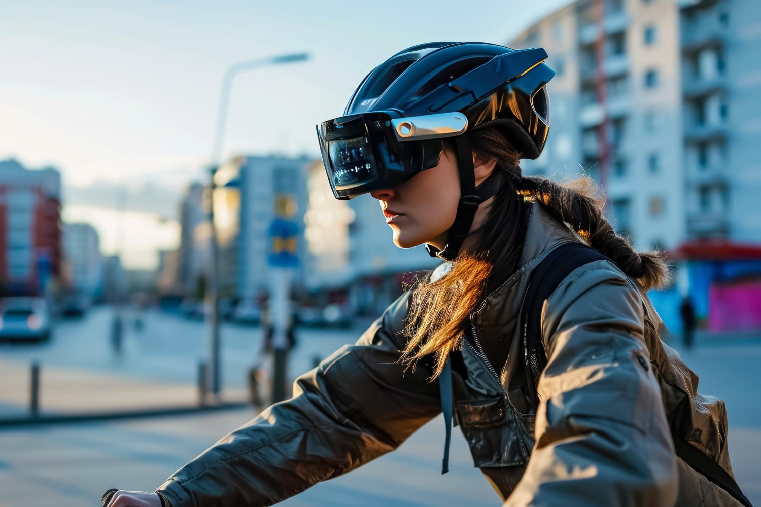 Концепт-Макет корпуса с размещением компонентов (1 — камеры, 2 — дисплей, 3 — аккумуляторный отсек).