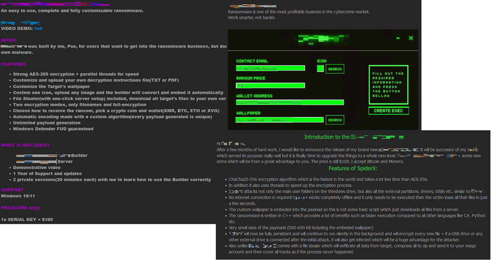 Объявления о продаже дешевых шифровальщиков    