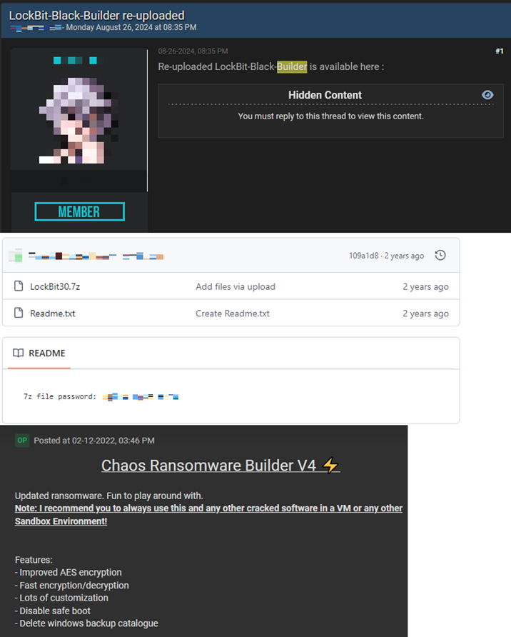 Распространение билдеров шифровальщиков     