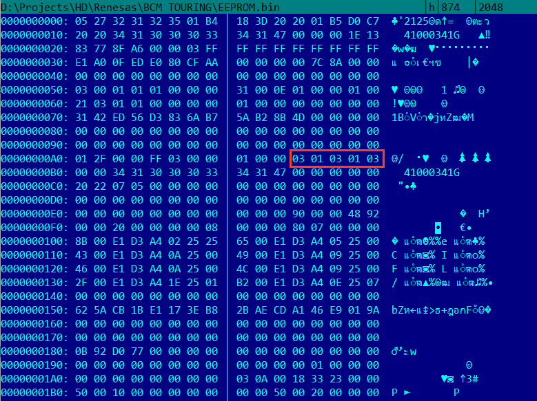 Дамп EEPROM 25L160