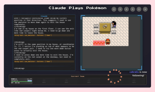 Claude 3.7 Sonnet прошла игру Pokémon Red, 3.5 Sonnet этого сделать не смогла