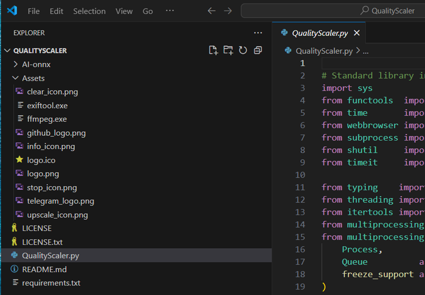 Рис.13. Окно «Explorer» программы VSCode: 
