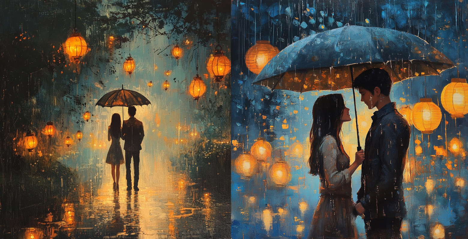 Иллюстрация к стихотворению, сгенерированная нейросетью Midjourney. Есть уж творить нейросетями — так до конца!