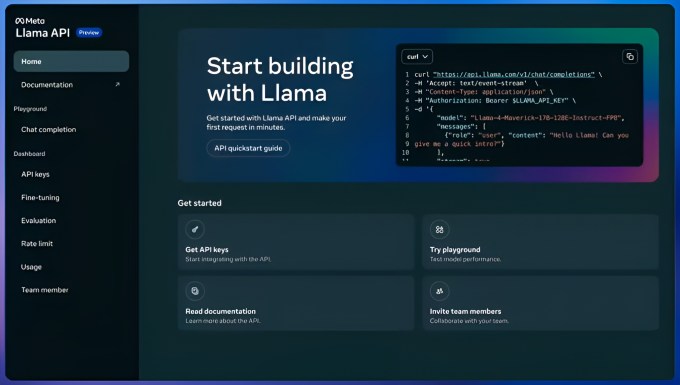 API Мета-Ламы