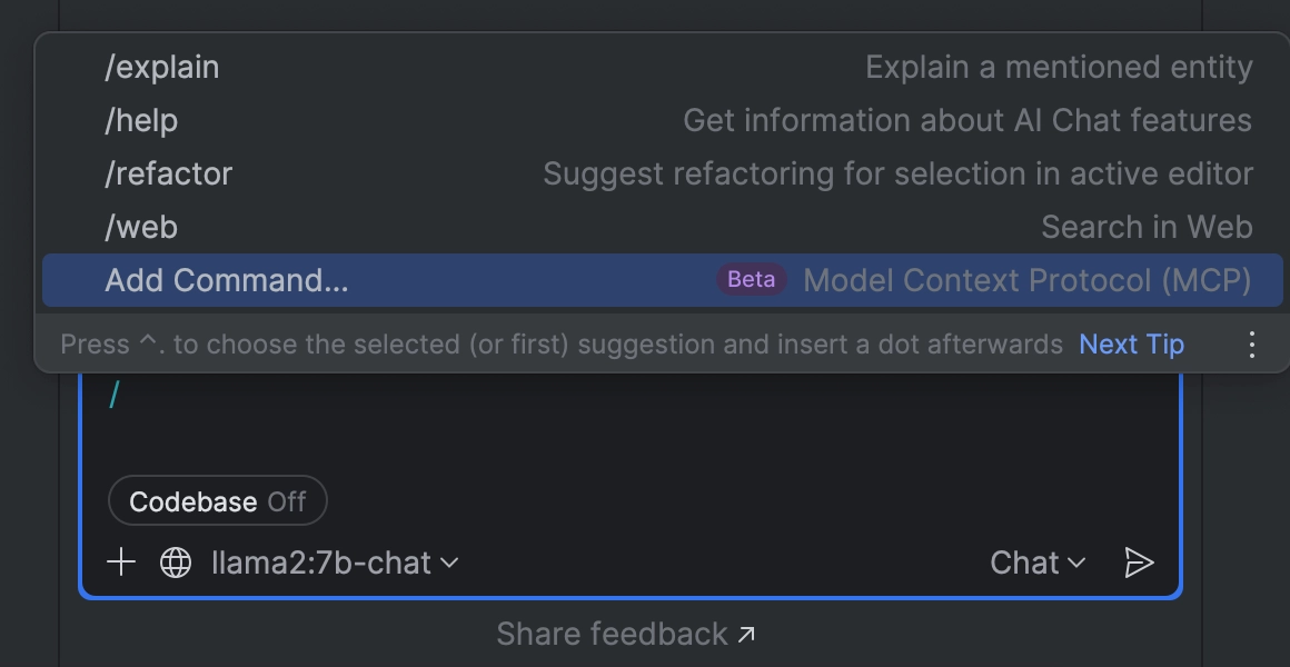 Обновление JetBrains AI: новый тариф, поддержка MCP и поиск в Интернете - 4 Обновление JetBrains AI: новый тариф, поддержка MCP и поиск в Интернете - 4