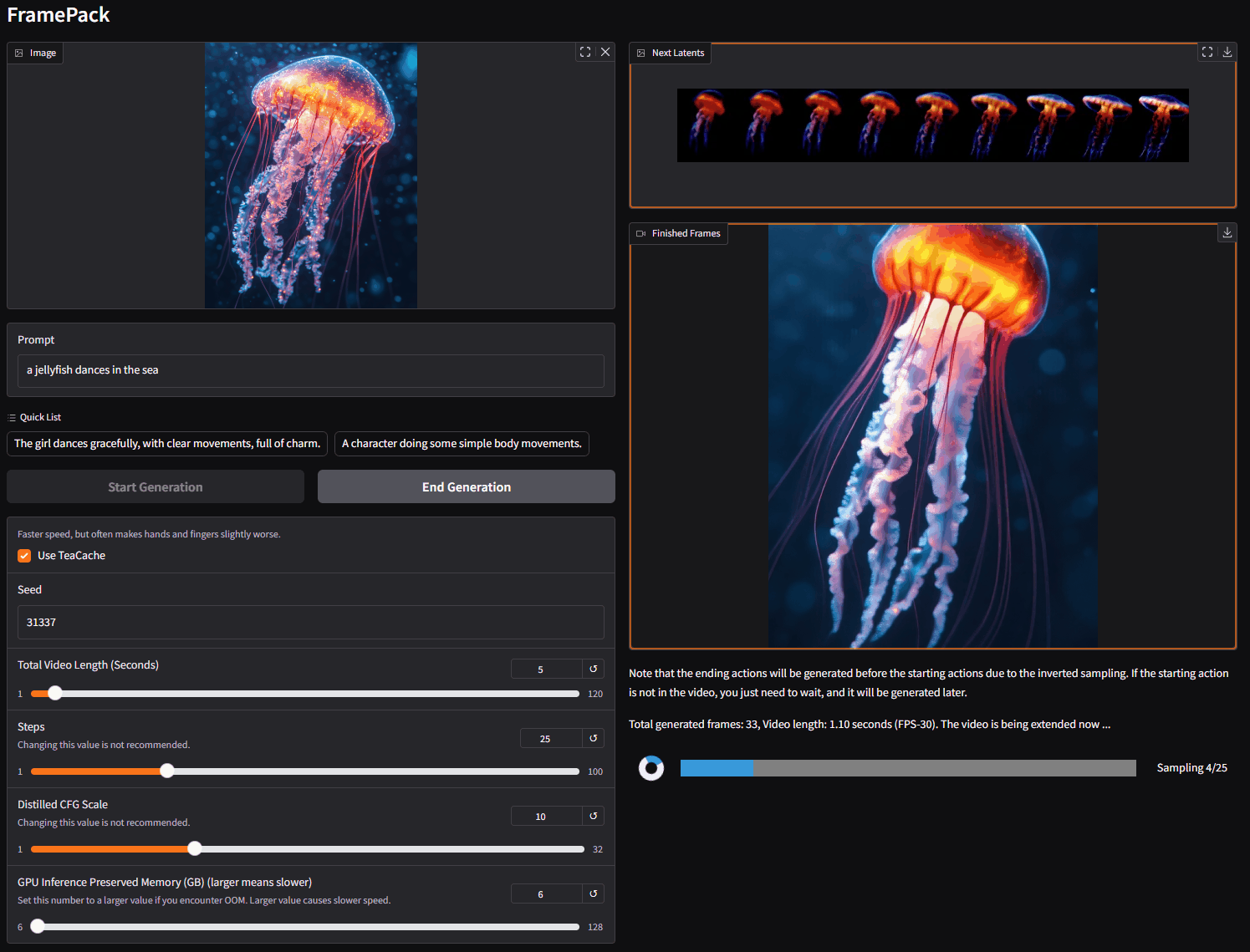 Разработчики из Стэнфорда представили FramePack — локальную систему генерации видео на потребительских видеокартах - 2 Разработчики из Стэнфорда представили FramePack — локальную систему генерации видео на потребительских видеокартах - 2