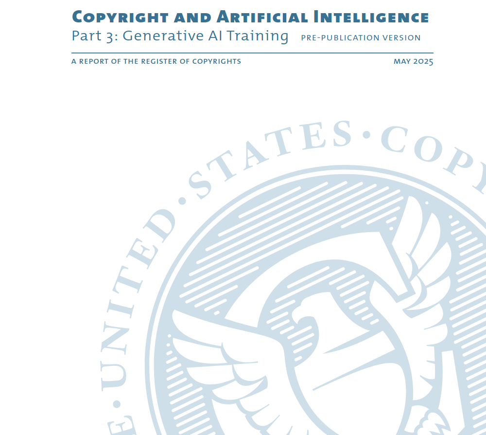 В США уволили главу Бюро по авторским правам за публикацию, что использование всех данных для обучения ИИ недопустимо - 1 В США уволили главу Бюро по авторским правам за публикацию, что использование всех данных для обучения ИИ недопустимо - 1