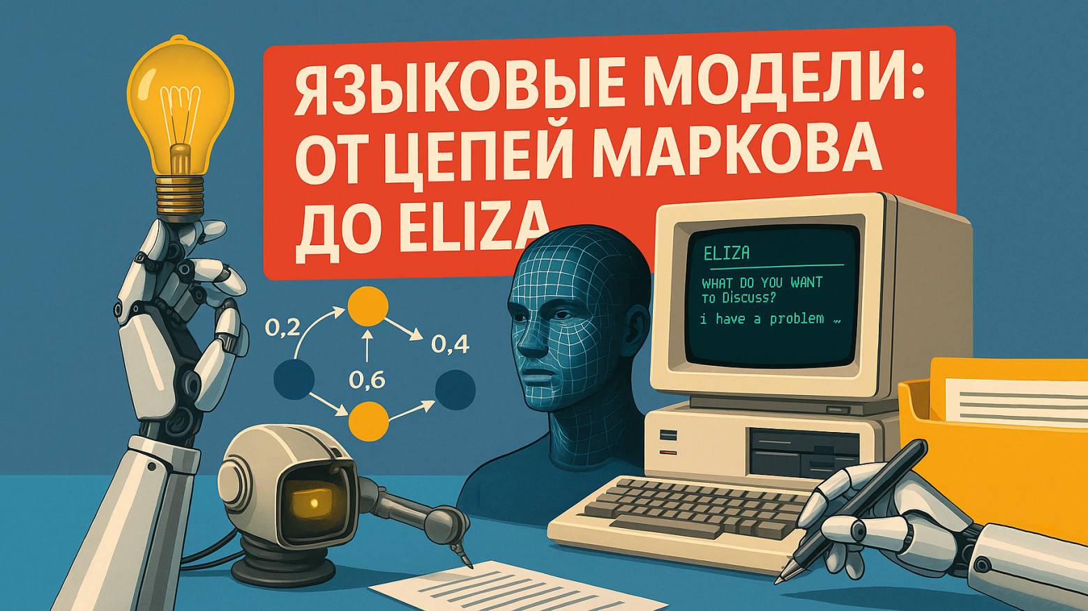 История развития языковых моделей: ч. 1, от цепей Маркова до ELIZA - 1