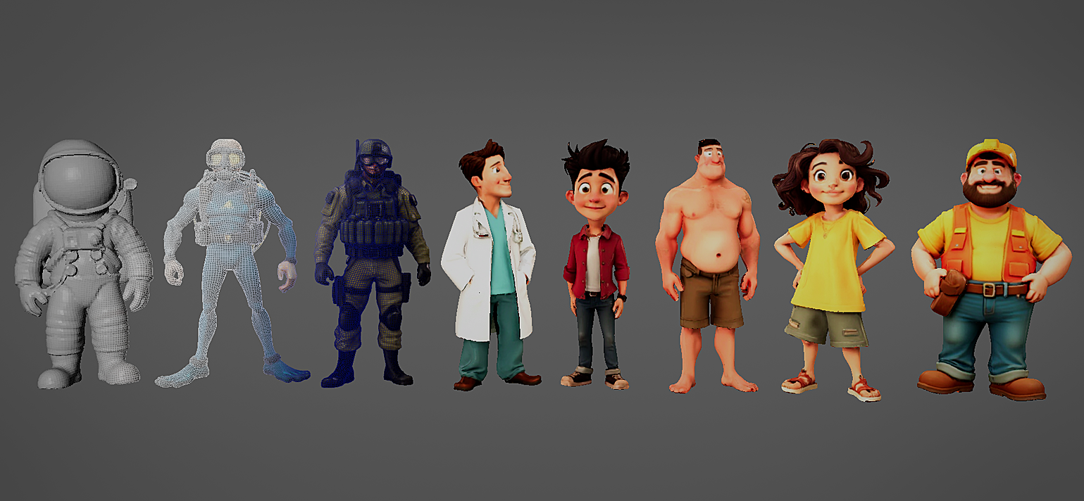 Новая генеративная модель Kandinsky 3D для создания 3D-объектов. Как она работает и кому будет полезна - 4