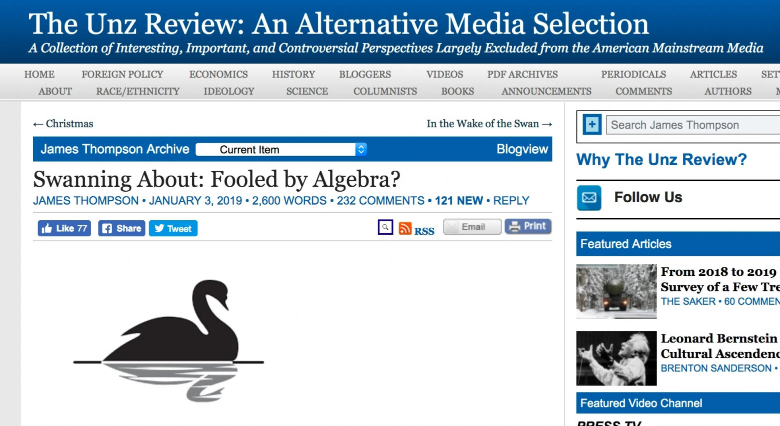 Реакции на эту статью в альт-правых СМИ: всё, что у них есть, — это психолог, который до сих пор не разобрался в базовых понятиях корреляции и шума/сигнала. То, что психологи выбрали именно его для своей защиты (через ретвиты), многое говорит об их уровне компетентности.