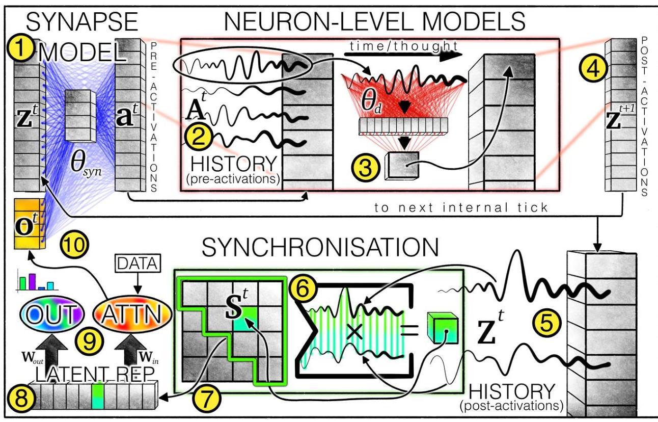 Continuous Thought Machines - 1 Рисунок 1