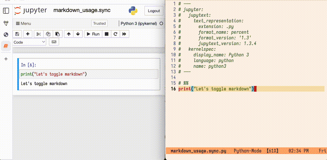 Работа с Markdown