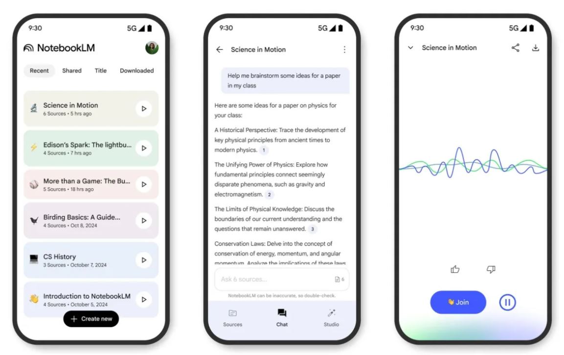 Google выпустил приложение NotebookLM для Android и iOS - 1