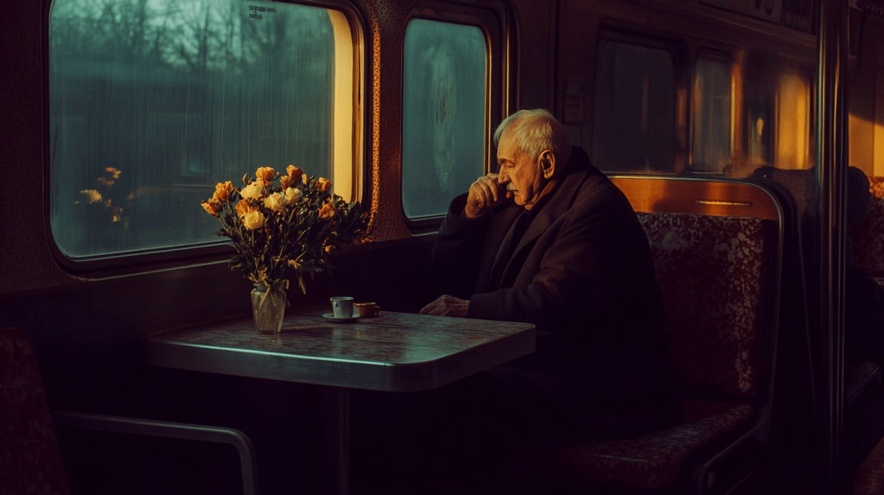 Да, миджорней справился хорошо, но все-таки свет получился не лунный, а закатный  