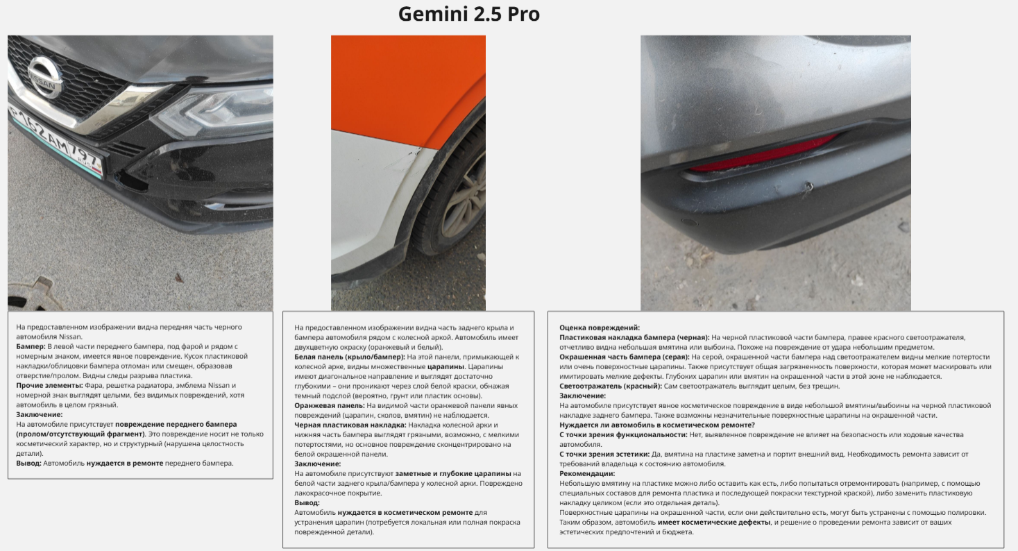 Gemini 2.5 Pro — технический инспектор с вниманием к контексту