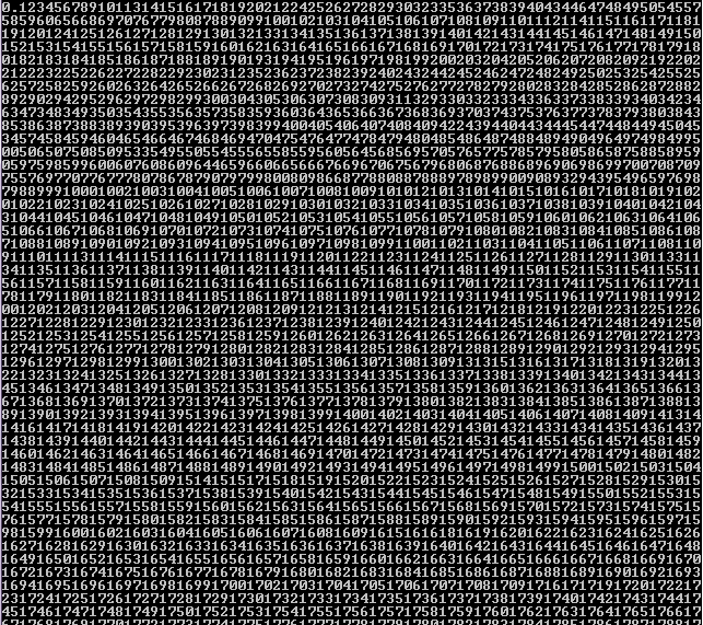 Начало постоянной Чемпернауна - нормального числа