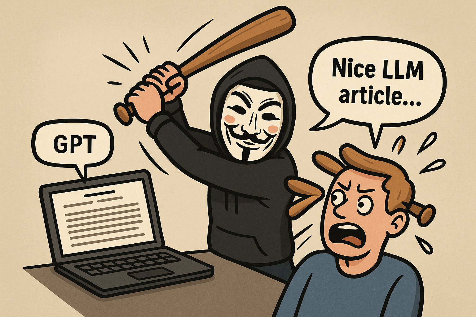 О ужас, это текст от LLM - 1 О ужас, это текст от LLM - 1