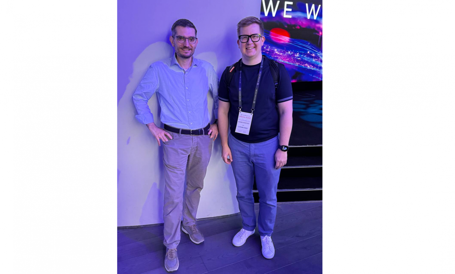 С Ведальди тоже удалось сделать совместное фото