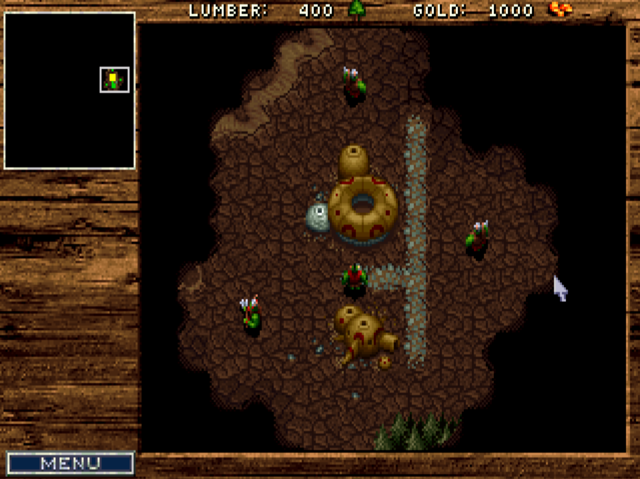 Маленькая оркская деревушка