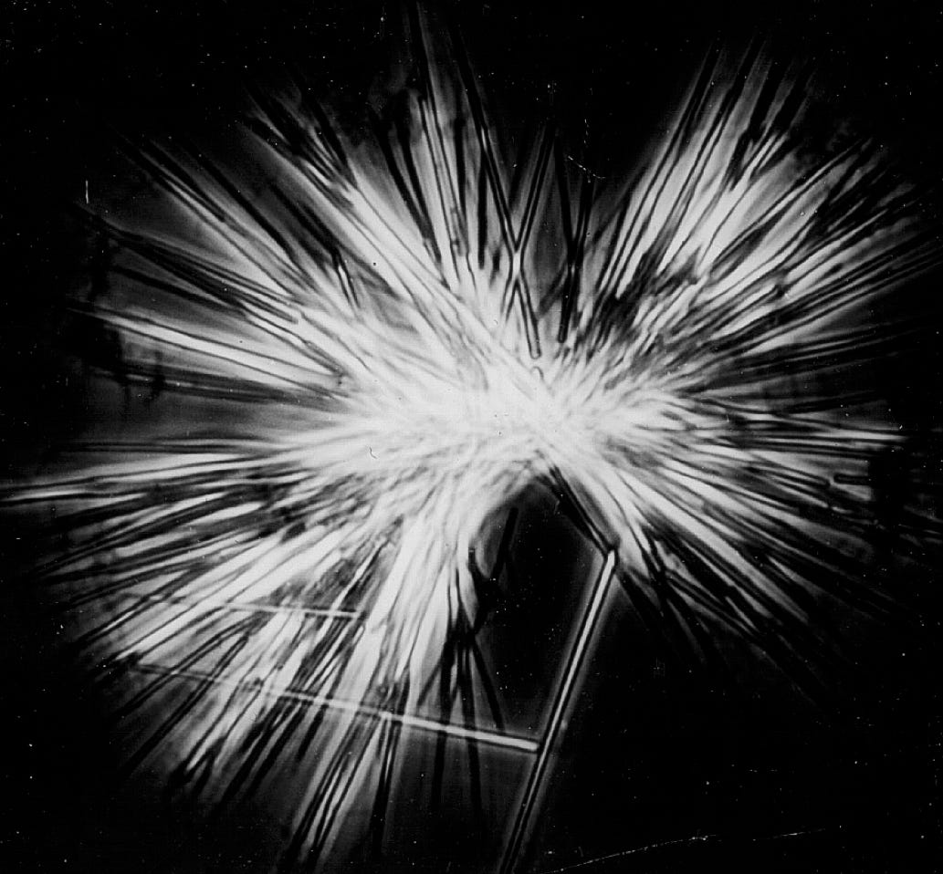  Кристаллы люциферина из Cypridina.