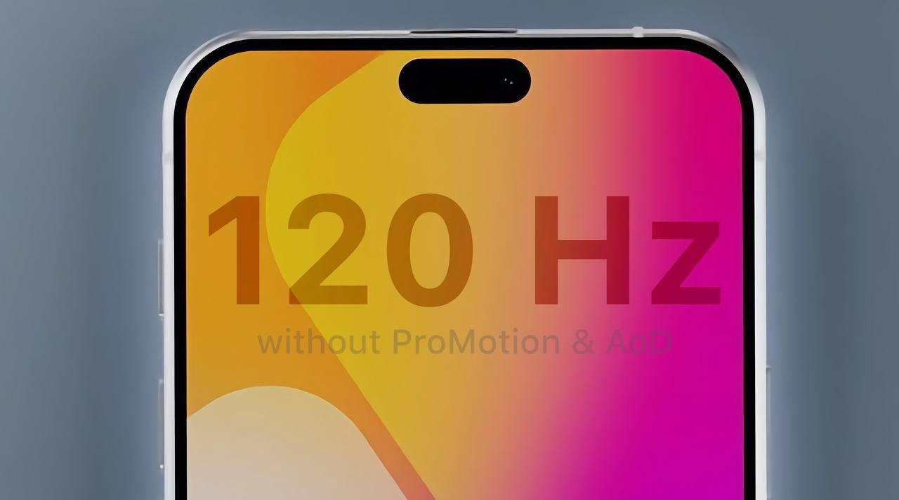 Фиксированная частота 120 Гц у дисплея также означает, что iPhone 17 и «iPhone 17 Air» не будут иметь Always-On Display, которая показывает часы, виджеты, уведомления и обои экрана блокировки, даже когда устройство заблокировано. Это работает благодаря ProMotion-дисплею по технологии LTPO с динамической частотой от 1 до 120 Гц – достаточно энергоэффективный метод работы дисплея с высокой частотой обновления.