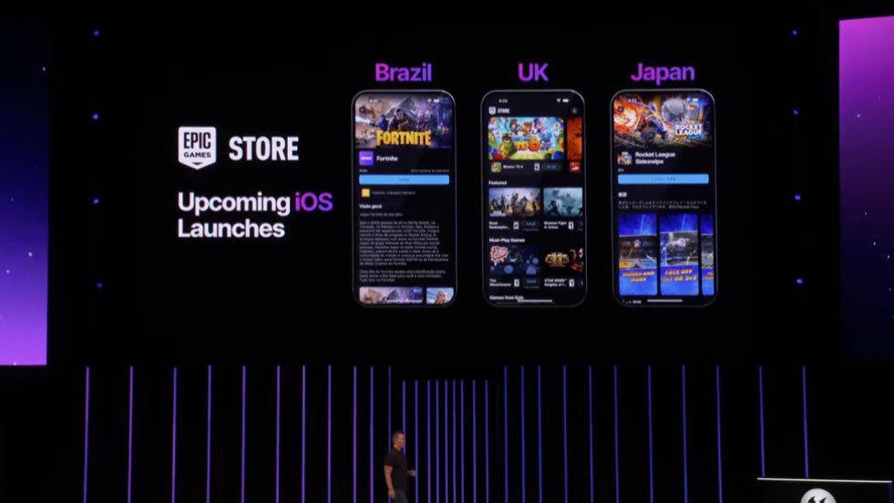 Сторонний магазин приложений от Epic должен появиться в Бразилии, Великобритании, Японии, а также в Австралии, но как уточнил Тим Суини, «возможность запуска будет зависеть от того, что решит местный суд». Это применимо ко всем перечисленным странам, ведь иначе Apple вряд ли разрешит применить технологию запуска сторонних магазинов в новых странах, как это произошло в ЕС. Поэтому нет никакой гарантии, что «Epic Games Store» появится в одной из этих стран в ближайшем будущем, учитывая стремление Apple защищаться через суд.