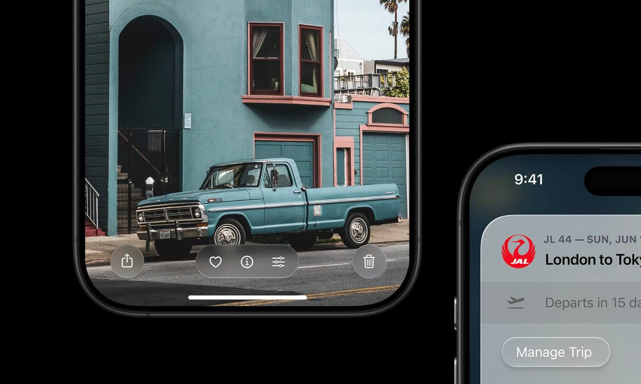 Его концепт близок к описываемым инсайдерами стилями, близко к visionOS, но чуть в плоском решении