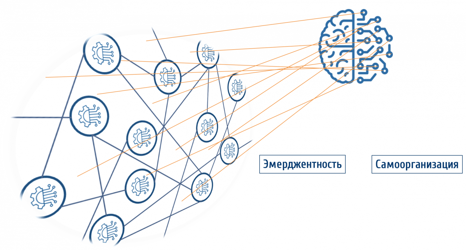 Рисунок 17. Эмерджентность и интеллект