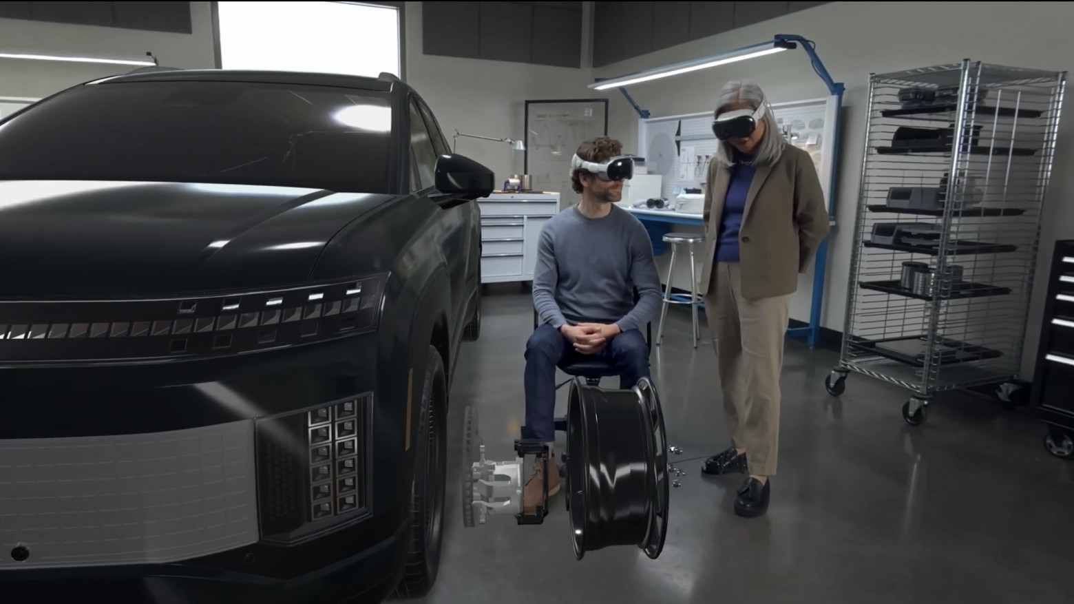 Например, устроить виртуальный техосмотр автомобиля в Vision Pro.