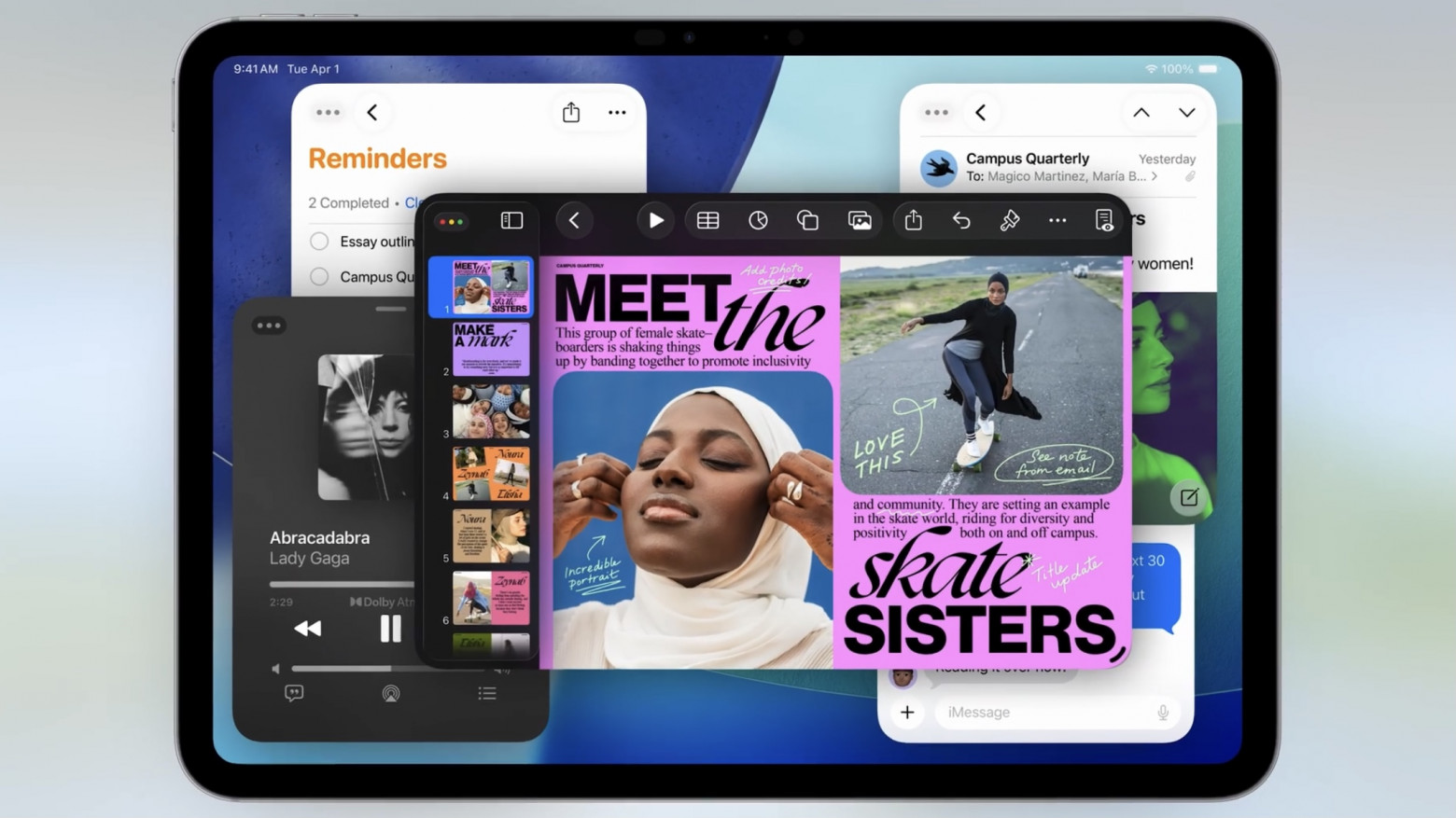 Полностью новая система управления окнами – Split View и Slide Over больше нет!