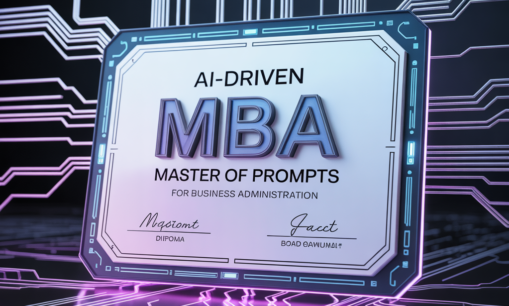 AI-driven диплом MBA или мастер промптов делового администрирования - 1