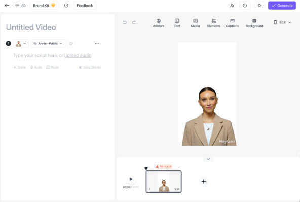 HeyGen представила AI Studio. Как получить доступ и пользоваться HeyGen, сгенерировать аватара как из шаблонов, так и из вашей фотографии или видео