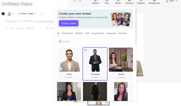 HeyGen представила AI Studio. Как получить доступ и пользоваться HeyGen, чтобы сгенерировать аватара - 4 HeyGen представила AI Studio. Как получить доступ и пользоваться HeyGen, сгенерировать аватара как из шаблонов, так и из вашей фотографии или видео