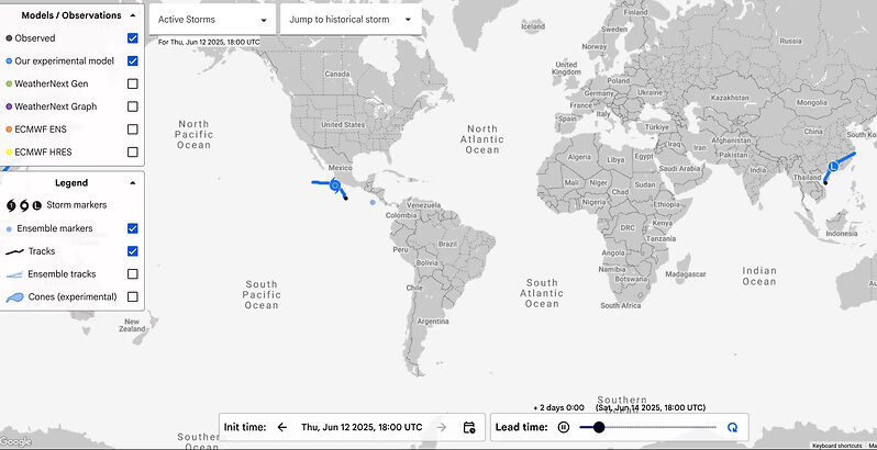 ИИ от Google теперь может предсказывать траектории ураганов за 15 дней - 1