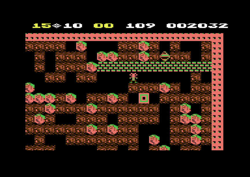Boulder Dash на Commodore 64