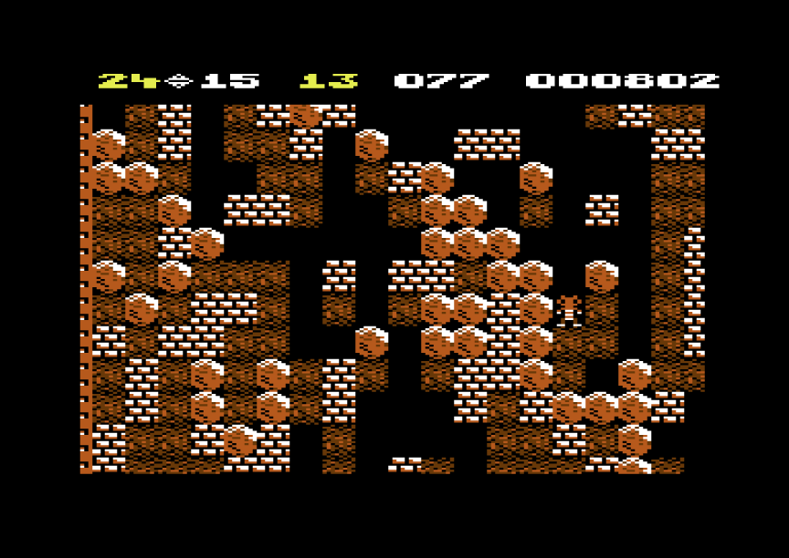 Boulder Dash на Commodore 64