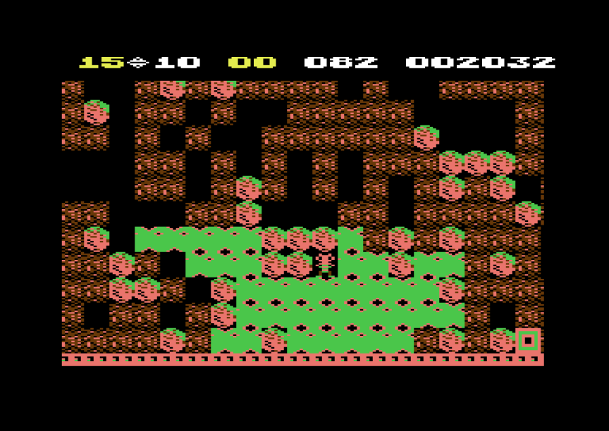 В окружении амёб. Boulder Dash для Commodore 64