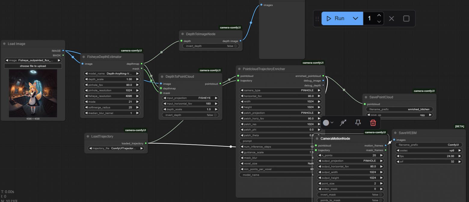 Залезаем на плечи гигантов — создаем модуль для ComfyUI для свободного движения камеры и создание 6dof сцен из фото - 10