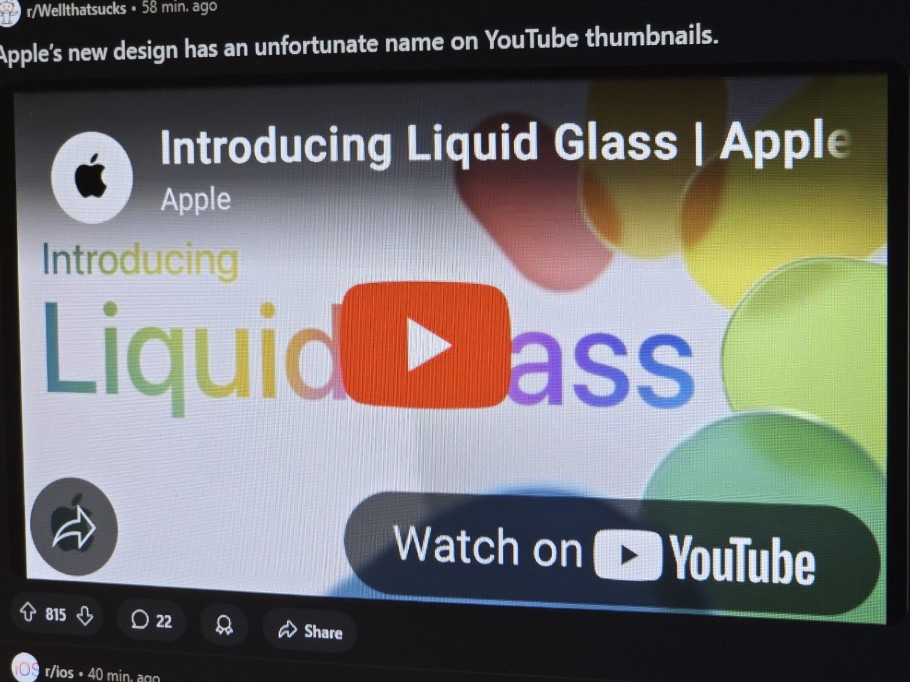 TLDR: Дизайнеры Apple поигрались с композицией для обложки презентации на YouTube, и сорвали джекпот