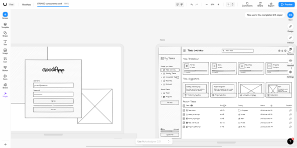 Тот же прототип, но увеличенный