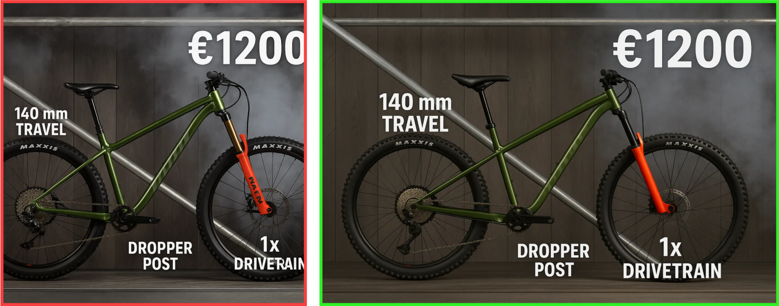 Слева неудачная генерация, справа исправленная мной