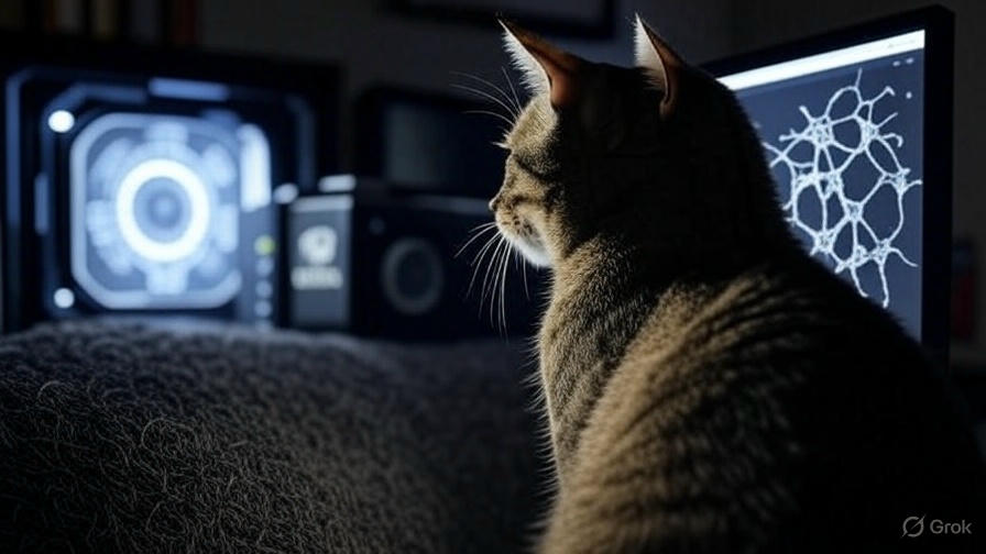 draw a cat which choosing LLM model