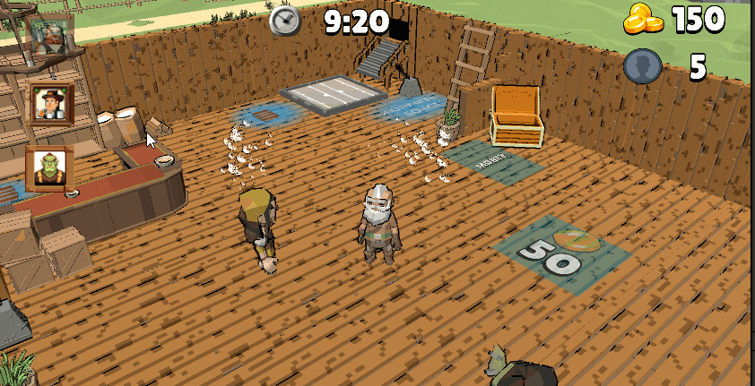 Первая система механик – это выбор активного персонажа, передвижение данным объектом и переключение камеры на активного персонажа.